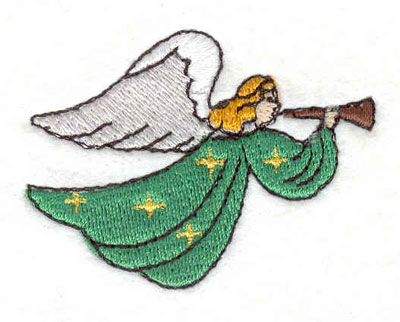 Embroidery Design: Angel 2.30"w X 1.73"h