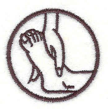 Embroidery Design: Hand & Foot 1.52w X 1.53h