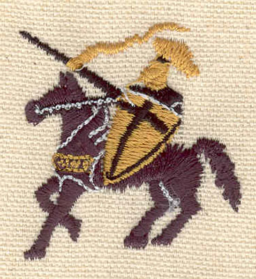 Embroidery Design: Knight A 1.65w X 1.75h