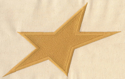 Embroidery Design: Star large 8.84w X 5.55h