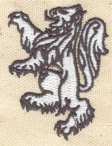 Embroidery Design: Griffin 1.76w X 2.35h