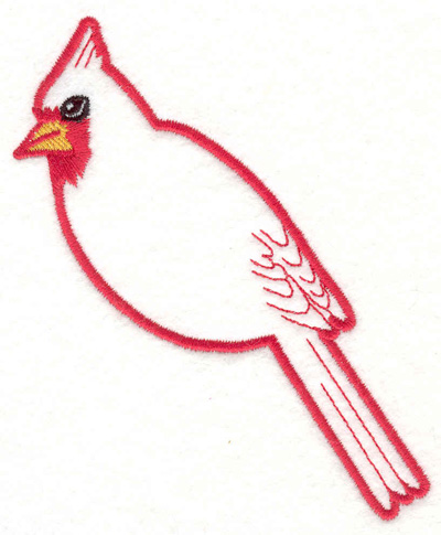 Embroidery Design: Cardinal 94.88" x 4.23"