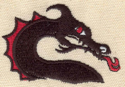 Embroidery Design: Dragon 2.67w X 1.82h