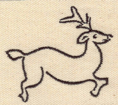 Embroidery Design: Deer F   2.59w X 2.25h
