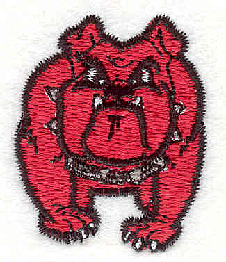 Embroidery Design: Bulldog T1.37" x 1.70"