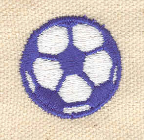 Embroidery Design: Soccer ball 1.06w X 1.06h