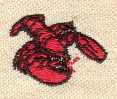 Embroidery Design: Lobster O 1.00w X 1.39h