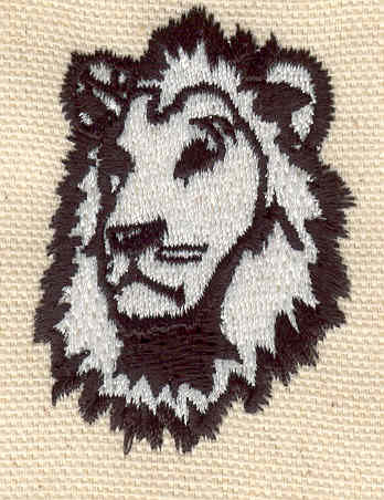 Embroidery Design: Lion head 2.07w X 1.48h
