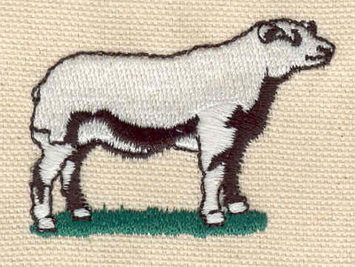 Embroidery Design: Sheep B 1.51w X 2.04h