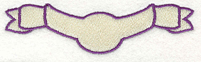 Embroidery Design: Banner 84.38" x 1.22"