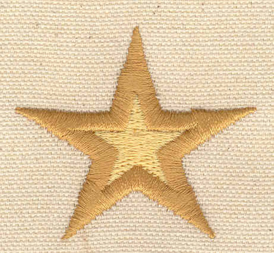 Embroidery Design: Star D 1.80w X 2.02h