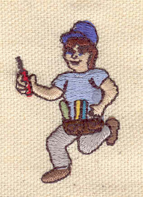 Embroidery Design: Electrician 1.78w X 1.16h