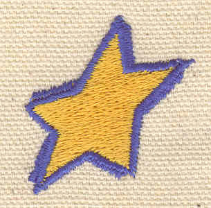 Embroidery Design: Star E 1.28w X 1.25h