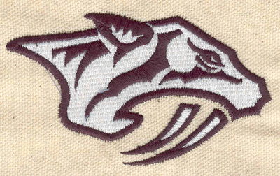 Embroidery Design: Sabrer-tooth tiger 2.06w X 3.60h