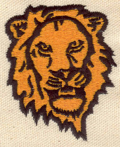 Embroidery Design: Lion head 2.59w X 2.13h