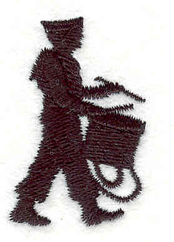 Embroidery Design: Drummer Boy 1.06" X 1.70"
