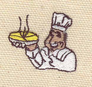 Embroidery Design: Baker 0.97w X 1.18h