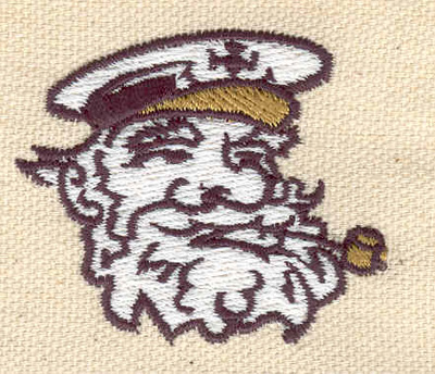 Embroidery Design: Captain 1.62w X 1.91h