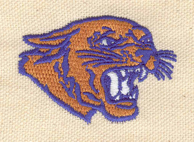 Embroidery Design: Cougar head 1.46w X 2.10h