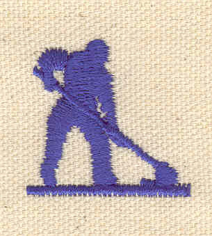 Embroidery Design: Janitor 1.13w X 1.17h