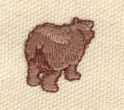Embroidery Design: Bear mini 0.78w X 0.67h