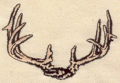 Embroidery Design: Antlers 3.60w X 2.30h