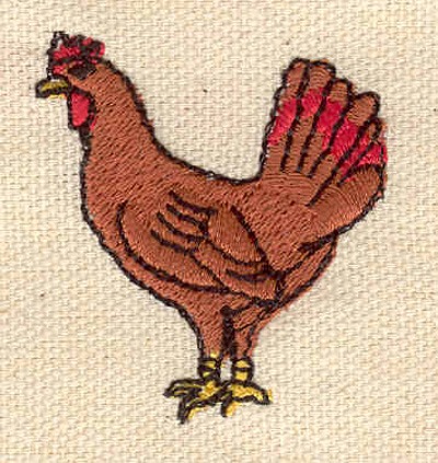 Embroidery Design: Rooster A 1.43w X 1.61h
