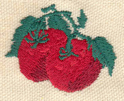 Embroidery Design: Apples 1.70w X 1.30h