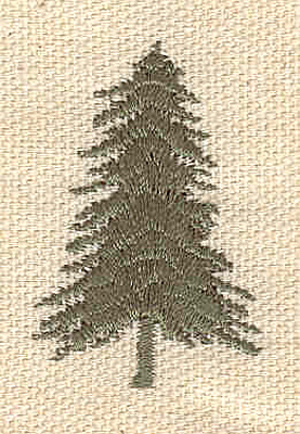 Embroidery Design: Evergreen A 1.00w X 1.60h