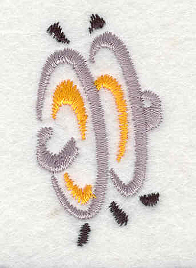 Embroidery Design: Cymbols 2.04" X 1.10"