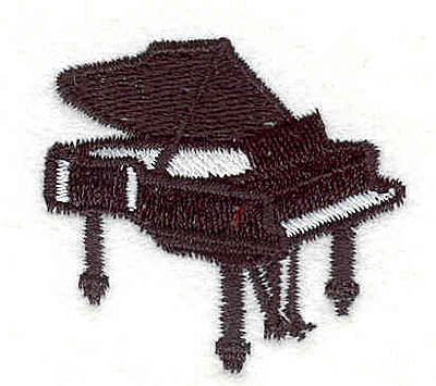 Embroidery Design: Piano 1.65" X 1.65"