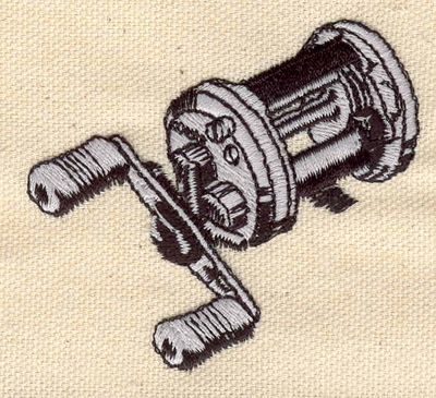 Embroidery Design: Fishing reel 2.60w X 2.40h