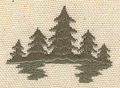 Embroidery Design: Evergreens C 2.00w X 1.50h