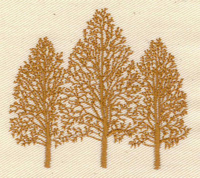 Embroidery Design: Trees 2.94w X 2.55h