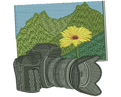 Embroidery Design: School Photo Club Lg 4.51w X 4.54h
