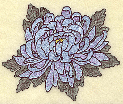 Embroidery Design: Chrysanthemum  5.34w X 4.52h