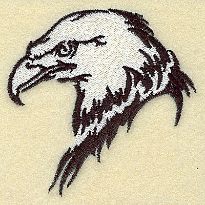Embroidery Design: American Eagle head side view medium 3.25w X 3.24h