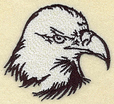 Embroidery Design: American Eagle head medium 3.57w X 3.24h