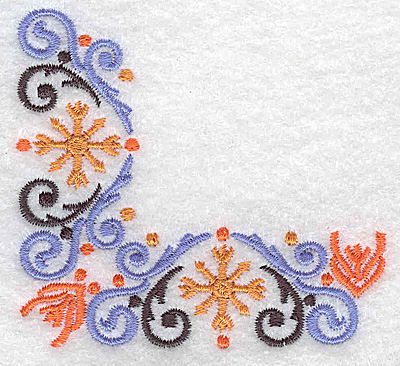 Embroidery Design: Corner 1 3.04w X 2.83h