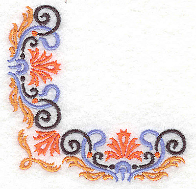 Embroidery Design: Corner 3 3.25w X 3.25h