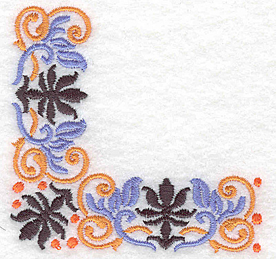 Embroidery Design: Corner 8 3.20w X 3.13h