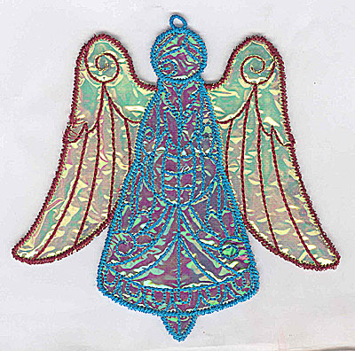 Embroidery Design: Angel 6a Ornament 5.06w X 5.06h
