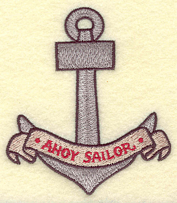 Embroidery Design: Anchor  3.39w X 3.85h