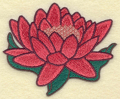 Embroidery Design: Water Lilly 3.90w X 3.28h