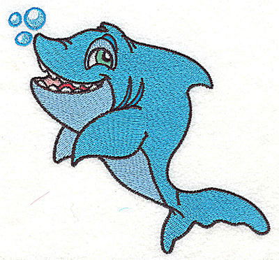Embroidery Design: Shark large 4.97w X 4.66h