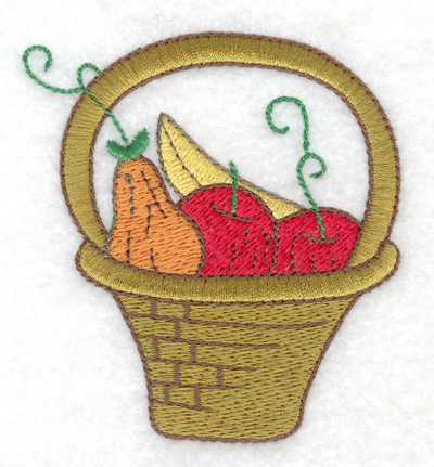 Embroidery Design: Bountiful basket 2.85w X 3.09h
