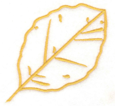 Embroidery Design: Birch leaf 3.41w X 3.37h