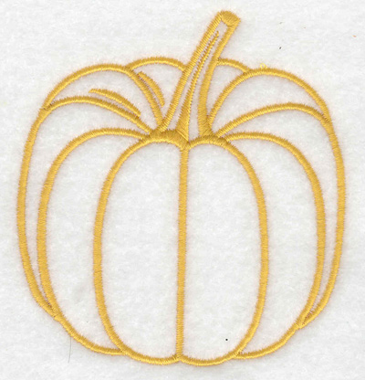 Embroidery Design: Pumpkin 3.29w X 3.57h