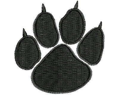 Free Dog Paw Print Embroidery Design
