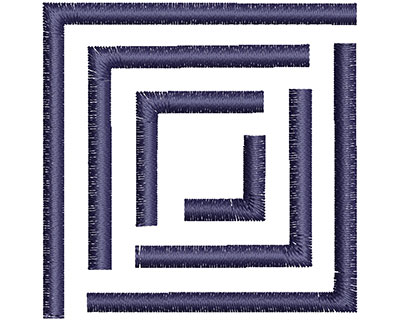 Embroidery Design: Square Symbol 2.08w X 2.09h